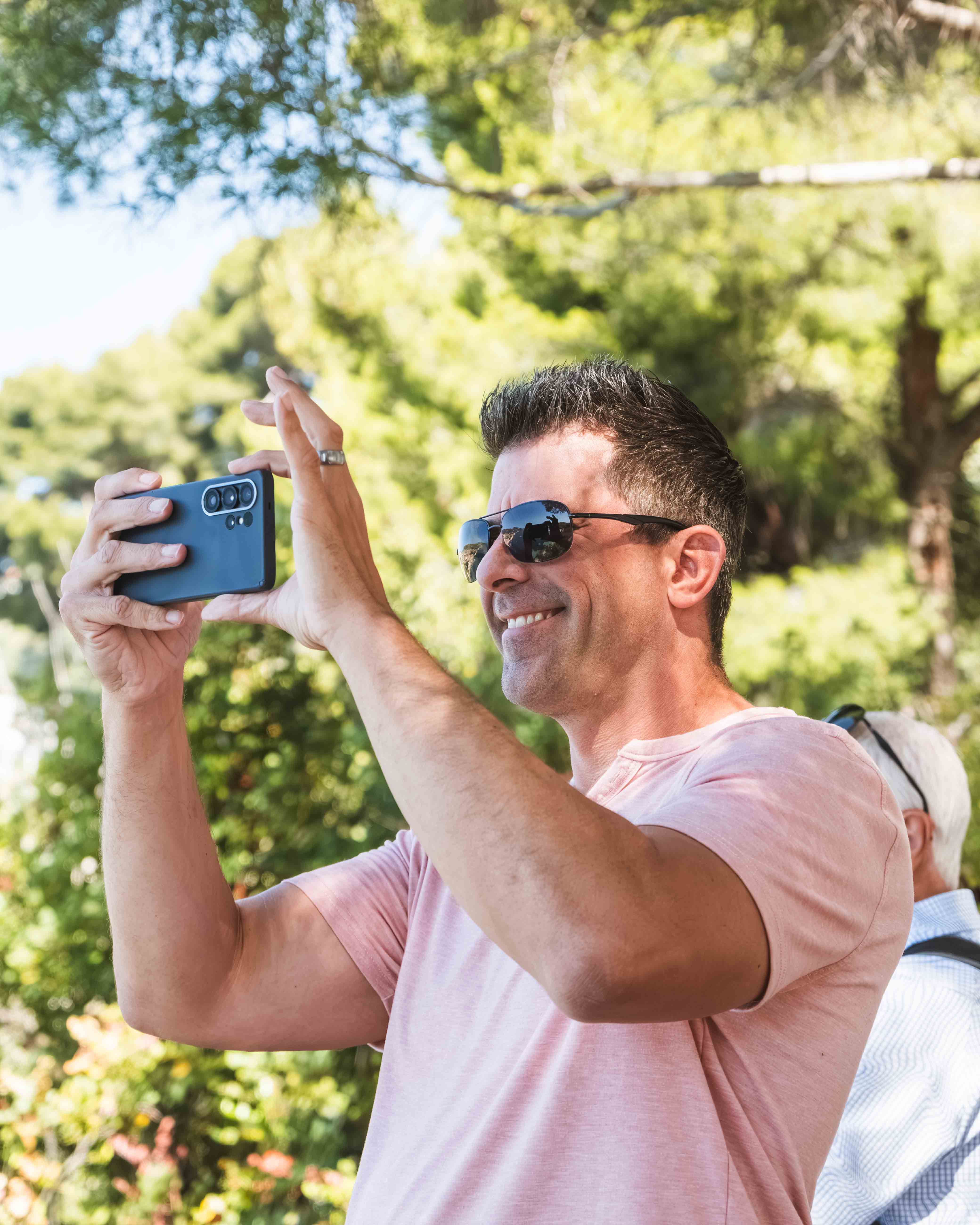 Client prenant une photo pendant le tour